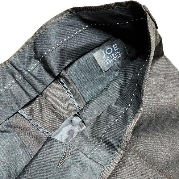 Joe Joseph Abboud | NWT Mens Size 38x29 Grey 100% Wool Dress Pants - Picture 2 of 3